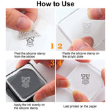 Globleland Nutcracker, Nuts Clear Silicone Stamp Seal for Card Making Decoration and DIY Scrapbooking