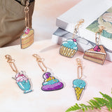 Dessert Theme Diamond Painting Keychain Kits