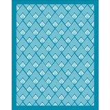Globleland Silk Screen Printing Stencil, for Painting on Wood, DIY Decoration T-Shirt Fabric, Rhombus Pattern, 100x127mm