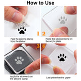 Custom Summer Theme PVC Plastic Clear Stamps, for DIY Scrapbooking, Photo Album Decorative, Cards Making, Dog, 160x110mm