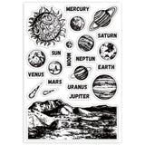 Planet Clear Stamps