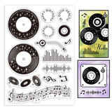 Disc Summer Theme Clear Stamps