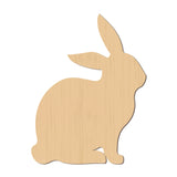 Laser Cut Wooden Wall Sculpture, Torus Wall Art, Home Decor Meditation Symbol, Rabbit, BurlyWood, 19.5x25cm