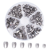 304 Stainless Steel Snap on Bails, Stainless Steel Color, 6.5~14x6~11x3~7mm, 295pcs/box