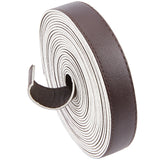 5M Flat Imitation Leather Cord, for Pillow Decor, Coconut Brown, 20x2mm, about 5.47 Yards(5m)/Roll
