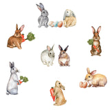 PVC Wall Stickers, Wall Decoration, Easter Theme Pattern, 900x390mm