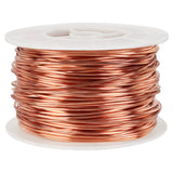 Copper Wire, Round, for Wire Wrapped Jewelry Making, Raw(Unplated), 16 Gauge, 1.3mm, about 147.64 Feet(45m)/Roll