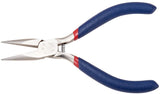 Jewelry Pliers, #50 Steel(High Carbon Steel) Short Chain Nose Pliers, Midnight Blue, 130x53mm