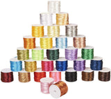 Nylon Thread, Mixed Color, 2mm, about 10m/roll, 30rolls/set