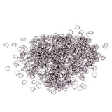 304 Stainless Steel Open Jump Rings, Stainless Steel Color, 4x0.7mm, about 2.6mm inner diameter, 480pcs/20g
