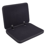 Velvet Brooch Pin Display Organizer, Rectangle, Black, 18.9x26.8x0.55cm, Hole: 1.2cm