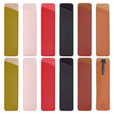 12Pcs 6 Colors PU Leather Fountain Pen Case, Pen Protection Sleeve, Rectangle, Mixed Color, 163x41.5x3mms, 2pcs/color
