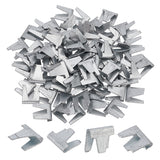 Iron Cage Building Clip, Wire Cage Buckle Clips, Platinum, 10x11x4.5mm, about 100Pcs/set