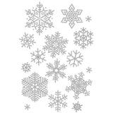 Snowflake Glass Rhinestone Patches, Iron/Sew on Appliques, Costume Accessories, for Clothes, Bag Pants, Shoes, Cellphone Case, Crystal, 297x210mm