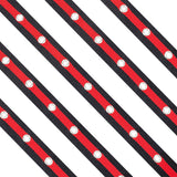 Cotton Herringbone Ribbon, Eyelet Twill Tape, for Clothing Accessories, Black, 3/4 inch(20mm), about 10.00 Yards(9.14m)/Strand