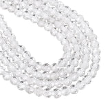 1 Strand Natural Quartz Crystal Beads Strands, Rock Crystal Beads, Faceted, Round, 2~2.5x2mm, Hole: 0.2mm, about 158~205pcs/strand, 15.7~16.7 inch(40~42.5cm)