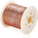 Copper Craft Wire, Round Wire, Light Salmon, 24 Gauge, 0.5mm, about 328.08 Feet(100m)/Roll