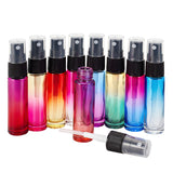 Glass Gradient Color Spray Bottle, Mixed Color, 9.6x2cm, capacity: 10ml