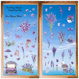 8 Sheets 8 Styles PVC Waterproof Wall Stickers, Self-Adhesive Decals, for Window or Stairway Home Decoration, Rectangle, Butterfly, 200x145mm, about 1 sheets/style