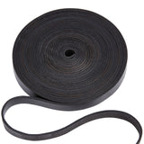 Flat Cowhide Leather Cord, for Jewelry Making, Mixed Color, 12x2mm