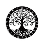 Iron Wall Art Decorations, for Front Porch, Living Room, Kitchen, Matte Style, Tree of Life Pattern, 291x1mm