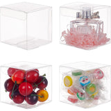 Plastic Clear Packaging Boxes, Cube, Clear, 21.1x14cm, Cube: 7x7x7cm