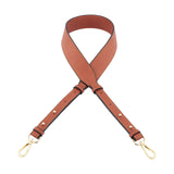 Microfiber Eco-Friendly Imitation Leather Shoulder Strap, with Alloy Swivel Clasps, for Bag Straps Replacement Accessories, Saddle Brown, 102x3.7x0.35cm, Clasp: 59x27x7.5mm