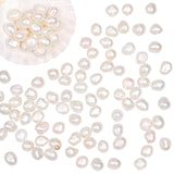 Grade A Natural Cultured Freshwater Pearl Beads Strands, Creamy White, 5~6.5x3.5~5.5mm, Hole: 0.8mm, about 62pcs/strand, 13.58 inch(34.5cm)