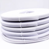Polyester & Plastic Boning Sewing Wedding Dress Fabric, DIY Sewing Supplies Accessories, White, 12mm, about 50yards/roll(45.72m/roll)