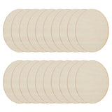 Unfinished Beech Wooden Blank Slices, PapayaWhip, 7.5x5.75x0.25cm, 10pcs/bag
