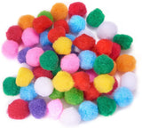 25mm Multicolor Assorted Pom Poms Balls About 500pcs for DIY Doll Craft Party Decoration