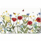 PVC Plastic Waterproof Card Stickers, Self-adhesion Card Skin for Bank Card Decor, Rectangle, Flower, 186.3x137.3mm