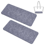 Rectangle Felt Bag Bottom, for Knitting Bag, Women Bags Handmade DIY Accessories, Gray, 13.1x30.5x0.6cm