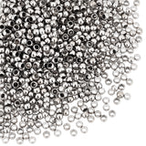 800Pcs 304 Stainless Steel Spacer Beads, Rondelle, Stainless Steel Color, 2.5x1.5mm, Hole: 0.8~1.5mm