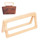 Wood Bag Handles, for Handmade Bag Handbags Purse Handles Replacement, Rectangle, Navajo White, 19.7x8.8x0.85cm, Inner Diameter: 17.3x6.3cm