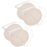 Underarm Armpit Sweat Pad, Quick Dry Sweat Pad, with Transparent Adjustable Shoulder Straps, Antique White, 295~455x10mm
