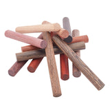12 Pcs 12 Colors Wood Stick, for Pen Making, Column, Mixed Color, 1pc/color