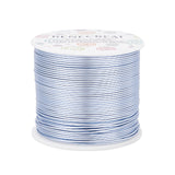 Round Aluminum Wire, Cornflower Blue, 17 Gauge, 1.2mm, about 380.57 Feet(116m)/roll
