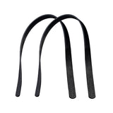 Imitation Leather Bag Handles, for Bag Straps Replacement Accessories, Black, 618x18.5x3.5mm, Hole: 2.5mm