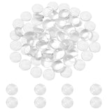 Transparent Glass Cabochons, Clear Dome Cabochon for Cameo Photo Pendant Jewelry Making, Clear, 13.5~14x4mm, 200pcs/box