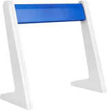 6 Well Pipette Stand, L Shaped, Blue, Finished Product: 30x13.6x29cm