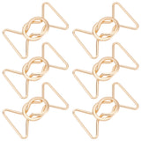 6Pcs Alloy Belt Buckles, Belt Clasp for DIY Woman Belt Accessories, 8 Shape, Golden, 69x45x18mm