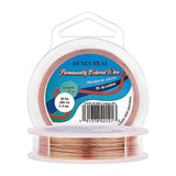 Round Craft Copper Wire, Other Color, 0.6mm, 22 Gauge