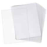 PVC Plastic Sheets, Rectangle, Clear, 298x210x0.2mm