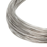 Copper Craft Wire, Round, Platinum, 0.3mm, about 82.02 Feet(25m)/Bundle