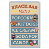 Vintage Metal Iron Tin Sign Poster, Wall Decor for Bars, Restaurants, Cafes Pubs, Food, 300x200x0.5mm, Hole: 5x5mm