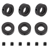 Carbon Steel Diaphragm Rings, Fixed Ring, Retainer Ring, Bearing Accessories, Electrophoresis Black, 20x8mm, Inner Diameter: 10mm