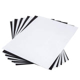 A4 Sponge EVA Sheet Foam Paper, White & Black, 30.2x20.5x0.2cm, 20pc/set
