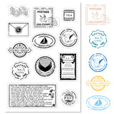 Custom PVC Plastic Clear Stamps, for DIY Scrapbooking, Photo Album Decorative, Cards Making, Stamp Sheets, Film Frame, Others, 160x110x3mm