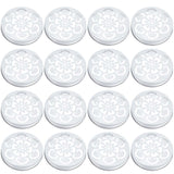 Aluminum Screw Cover, Scented Candle Lid, Flat Round, Auspicious Cloud Pattern, 71x13mm, Inner Diameter: 67mm